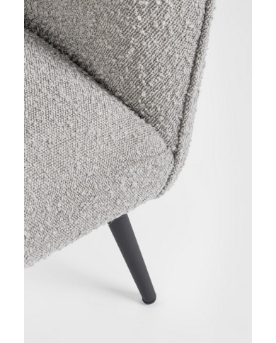 SILLÓN AVRIL GRIS BUCLÉ