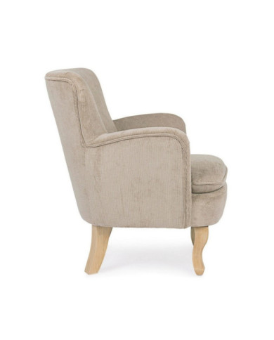 SILLÓN CHENILLE GRIS TOPO
