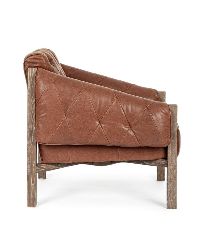 SILLÓN HARRISON MARRÓN VINTAGE