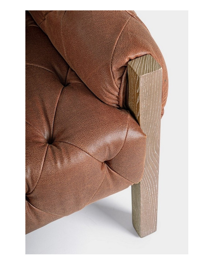 SILLÓN HARRISON MARRÓN VINTAGE