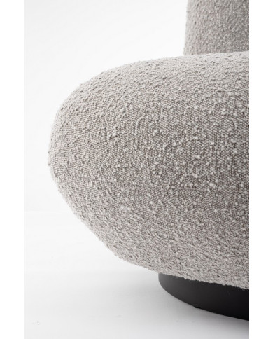 SILLÓN MARGOT GIRAT GRIS BUCLÉ