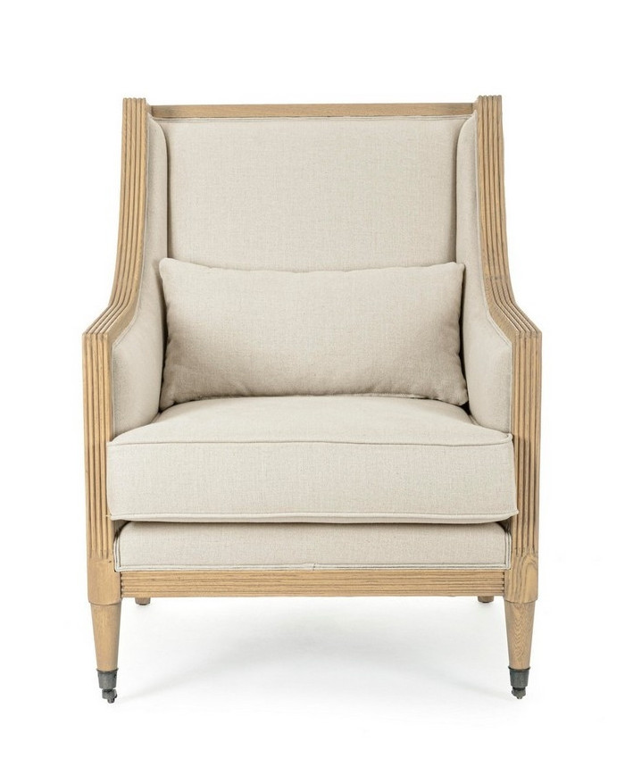 POLTRONA COLOR NATURALE - MARLIN