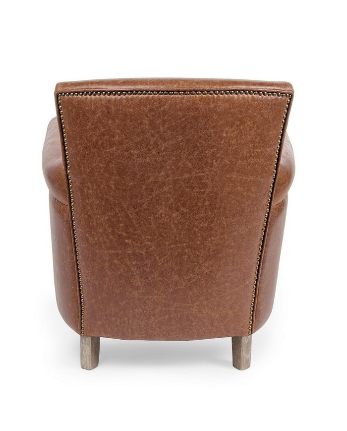 SILLÓN NEBRASKA MARRÓN VINTAGE
