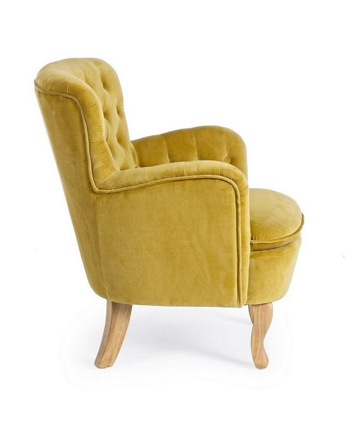 SILLÓN ORLINS MOSTAZA