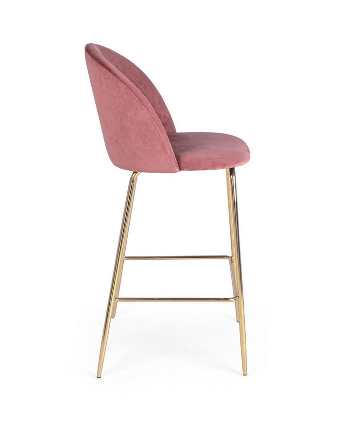 TABURETE BAR CARRY TERCIOPELO BLUSH