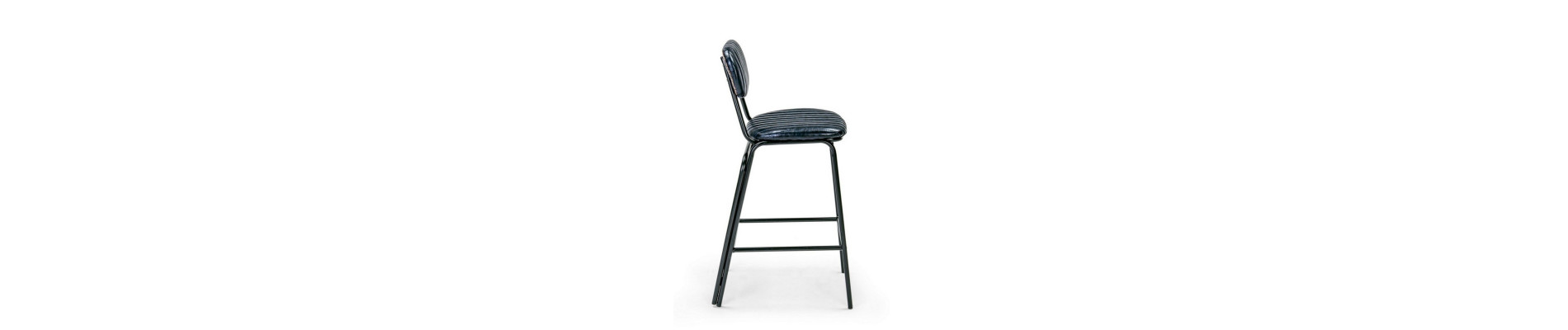 TABURETE BAR DEBBIE AZUL VINTAGE