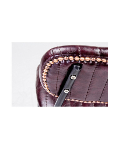 TABURETE BAR DEBBIE BORDEAUX VINTAGE