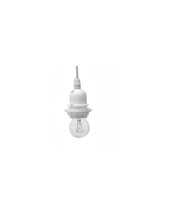 LÁMPARA DE TECHO KIT ELÉCTRICO E27 BLCO