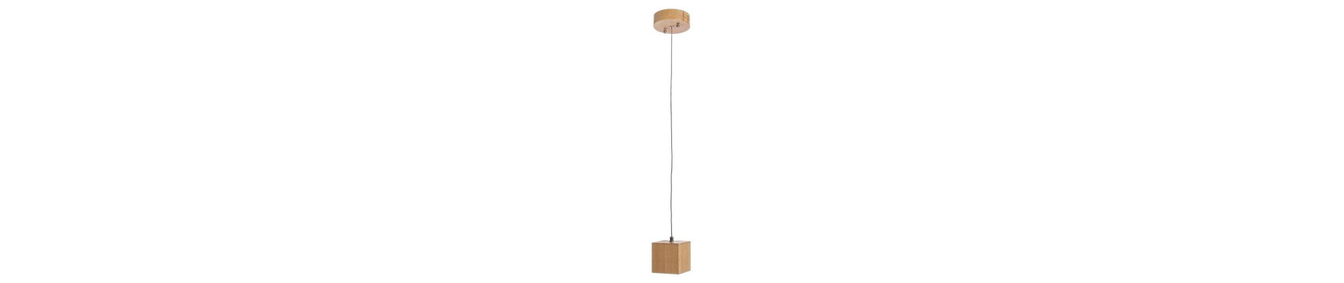 LÁMPARA DE TECHO LED ARESE MADERA
