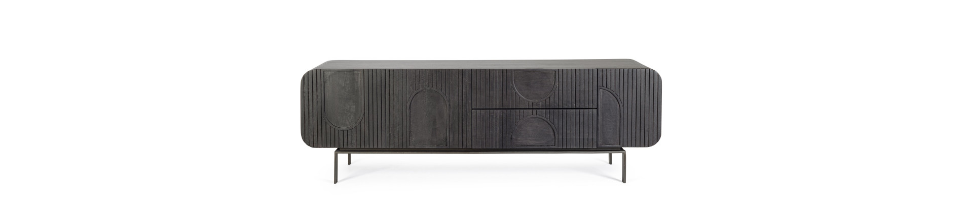MUEBLE TV 3P-2CAJ ORISSA NEGRO
