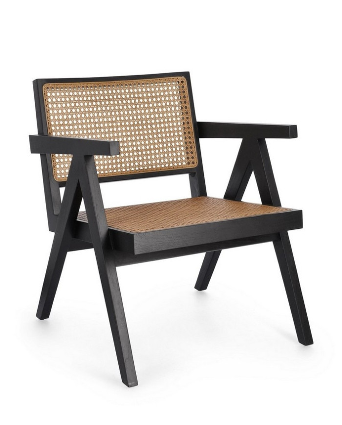 SILLÓN LOUNGE GALIA NEGRO