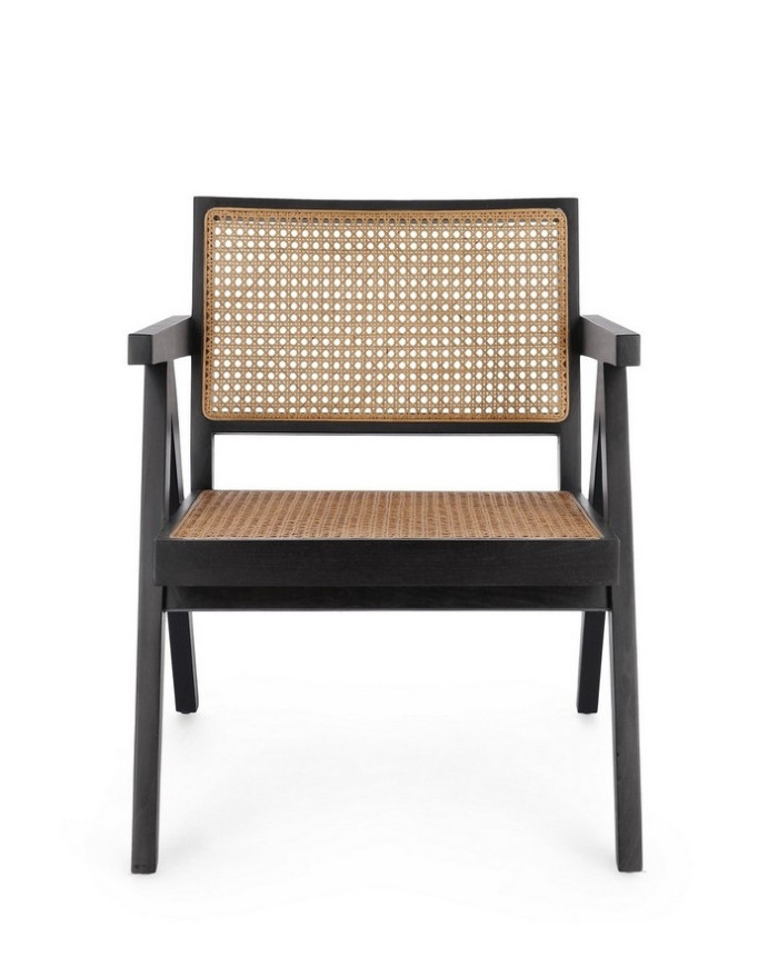 SILLÓN LOUNGE GALIA NEGRO