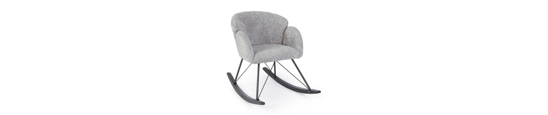 SILLÓN MECEDOR SIBILLA GRIS CLARO