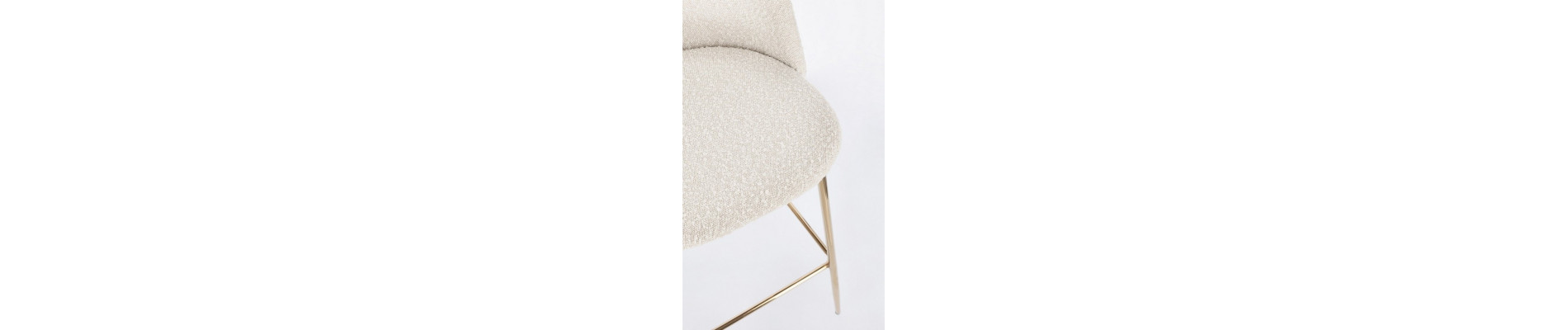 TABURETE BAR CARRY ORO/MARFIL