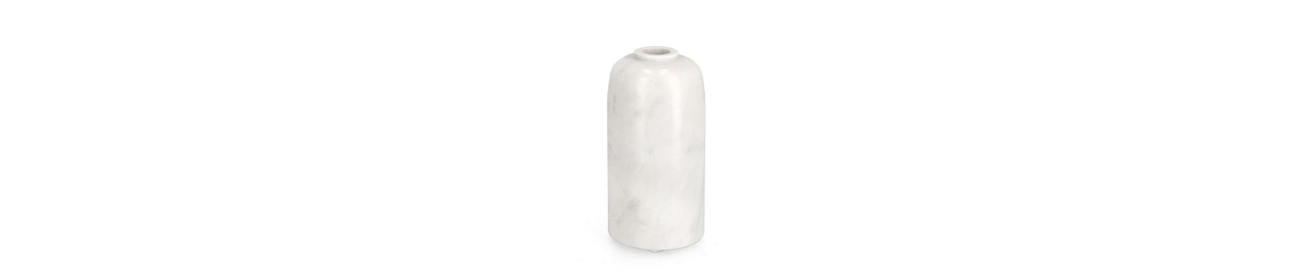 FLORERO KANDY RED MÁRMOL BLANCO H15