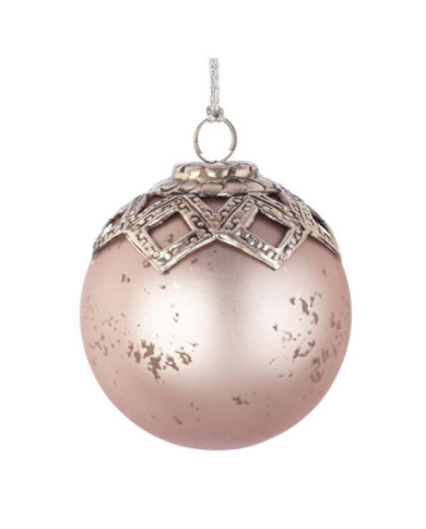 ELEGANTIA MATT CHAM GL BALL W-DECOR D100