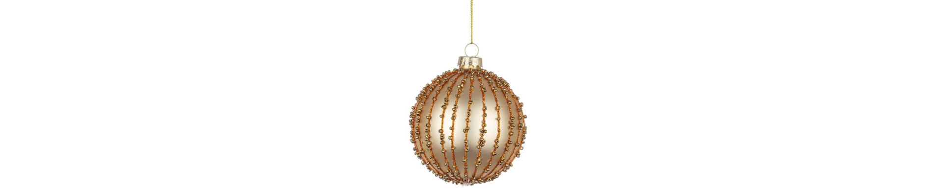 GLINT RED-GOLD GL ORNAMENT ASST3