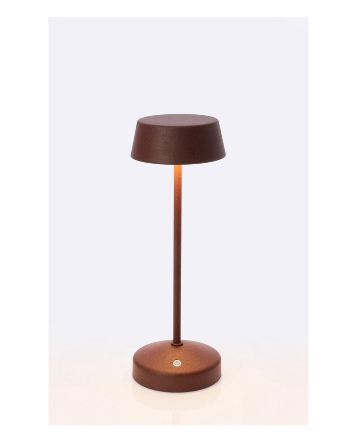 LÁMPARA MESA LED ESPRIT MARRÓN H33
