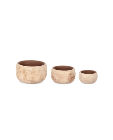 SET3 MACETERO MINH RED BAJO TERRACOTA MA