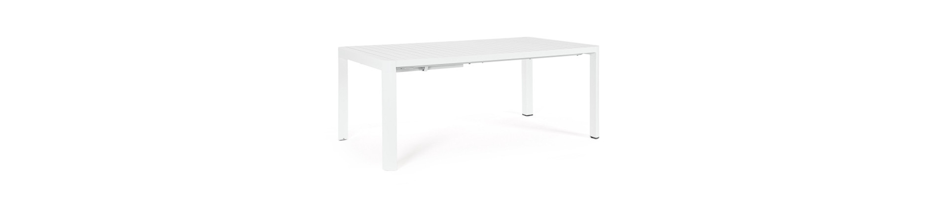 TAVOLO AL.KIPLIN 180-240X100 BIANCO CX21