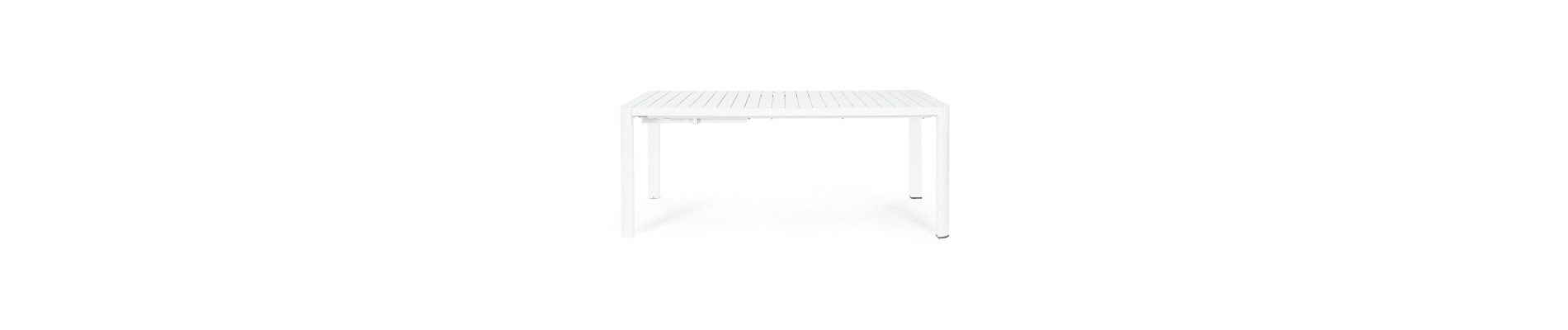 TAVOLO AL.KIPLIN 180-240X100 BIANCO CX21