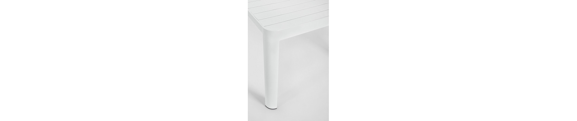 TAVOLO AL.KIPLIN 180-240X100 BIANCO CX21
