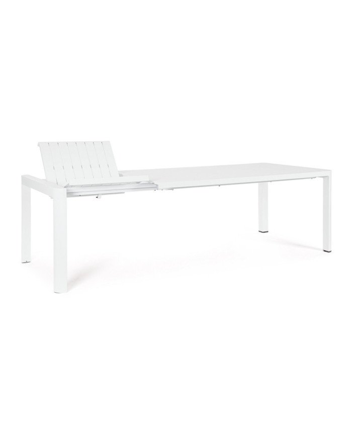 TAVOLO AL.KIPLIN 180-240X100 BIANCO CX21
