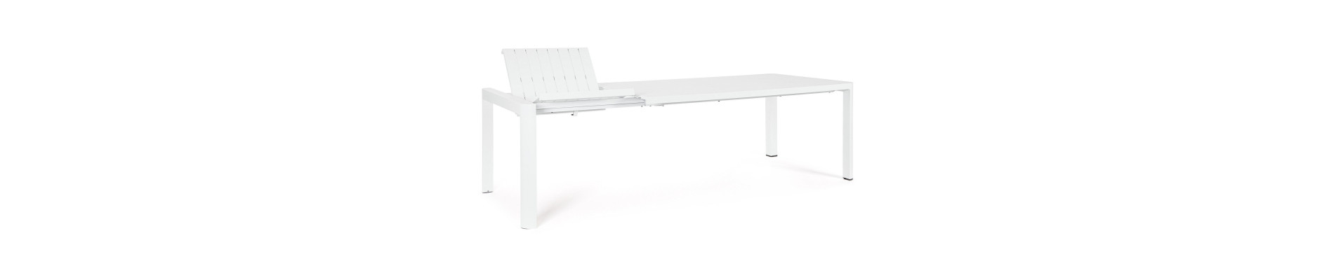 TAVOLO AL.KIPLIN 180-240X100 BIANCO CX21