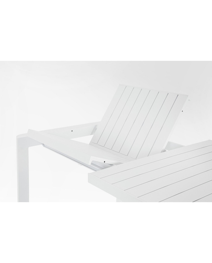 TAVOLO AL.KIPLIN 180-240X100 BIANCO CX21
