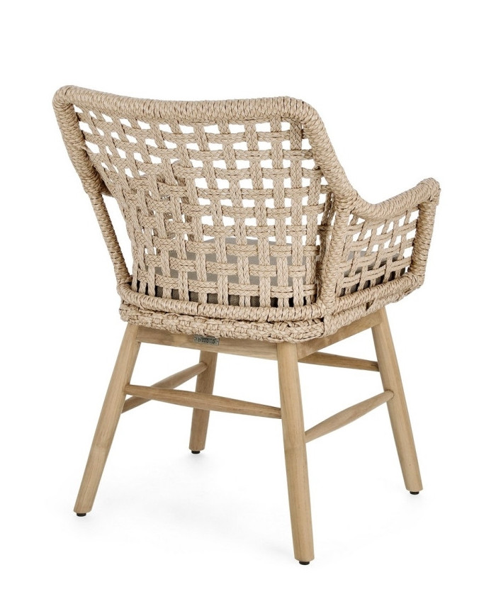 SEDIA C-BR C-C WILSON NATURALE