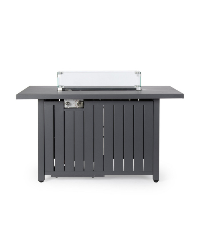 CHIMENEA DE GAS WOLKE GRIS OSCURO 109X59