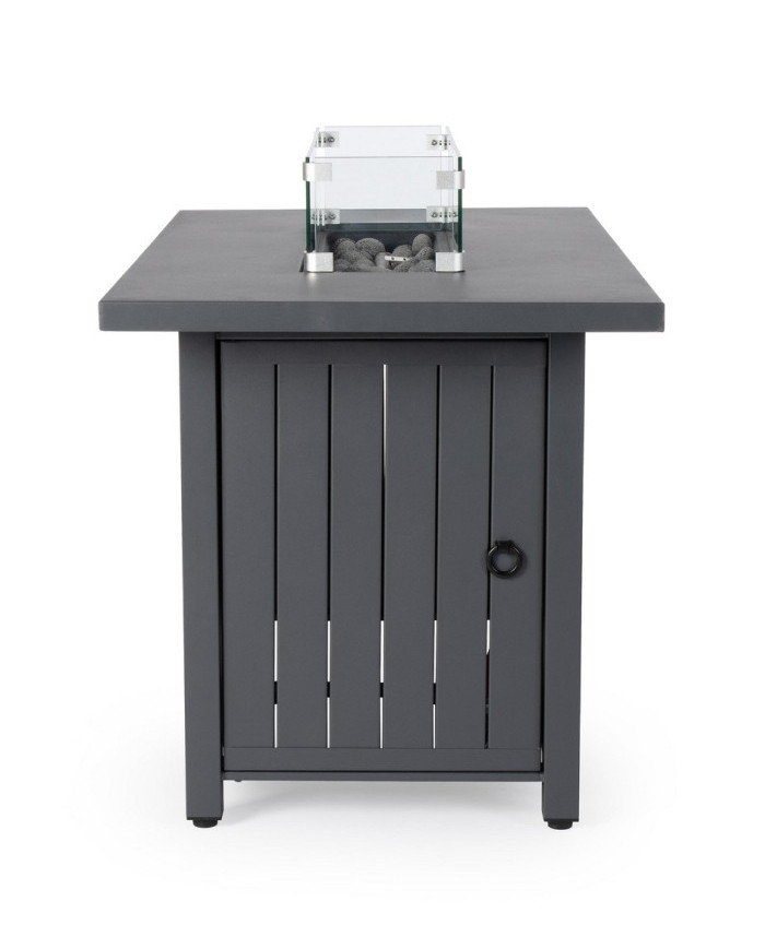 CHIMENEA DE GAS WOLKE GRIS OSCURO 109X59