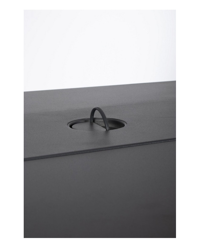 CHIMENEA DE GAS WOLKE GRIS OSCURO 109X59