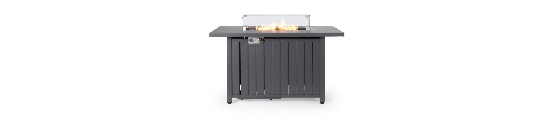 CHIMENEA DE GAS WOLKE GRIS OSCURO 109X59