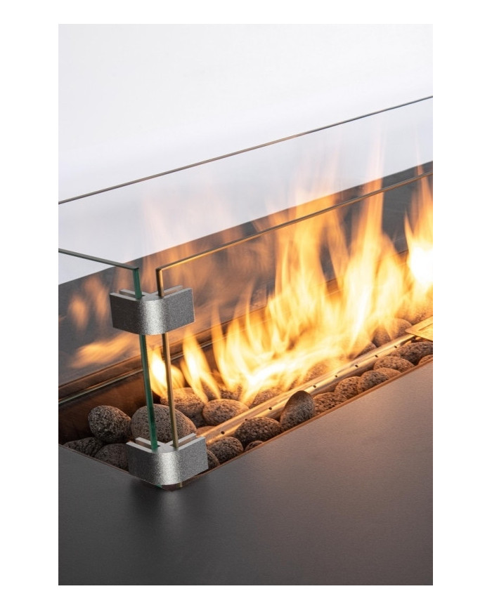 CHIMENEA DE GAS WOLKE GRIS OSCURO 109X59