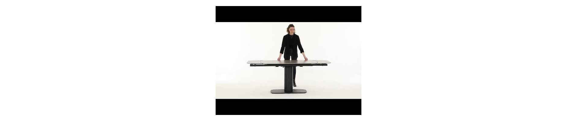 MESA EXT. JEREMIAS 140-200X80 NEGRO