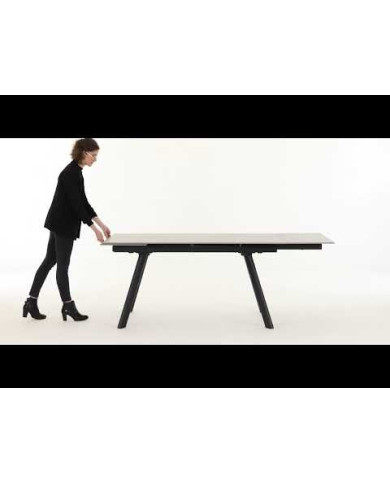 MESA EXT. JARKKO 160-240X90 BLANCO