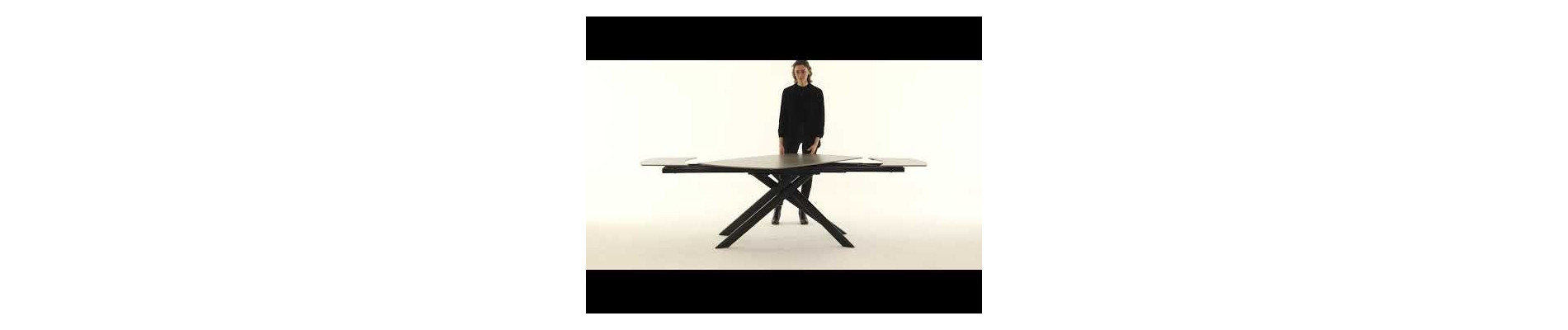 MESA EXT. JOAKIM 160-240X90 NEGRO