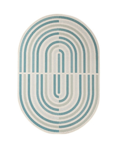 ALFOMBRA NOUR VERDE AZUL BEIGE 160X229
