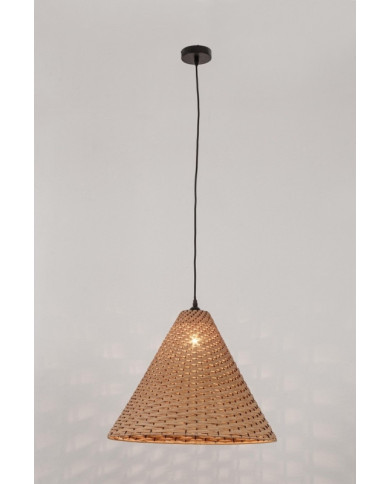 LÁMPARA DE TECHO GABON MARRON H39