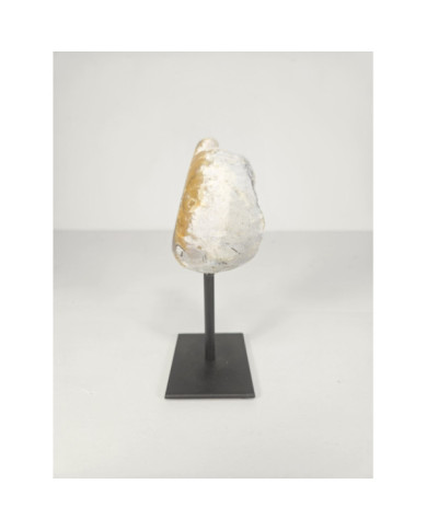 GEODINO DE ÁGATA EN PEANA DE HIERRO (351 gr.)