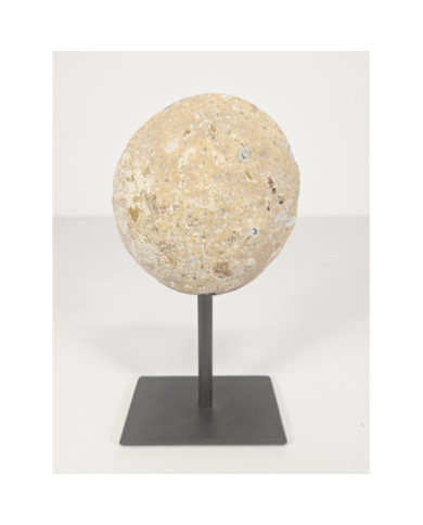 GEODINO DE ÁGATA EN PEANA DE HIERRO (310 gr.)