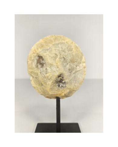 GEODINO DE ÁGATA EN PEANA DE HIERRO (508 gr.)