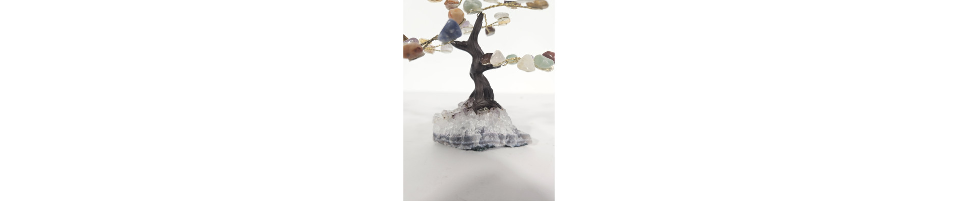 BONSAI DE MINERALES MINI CON BASE DE DRUSA AMATISTA