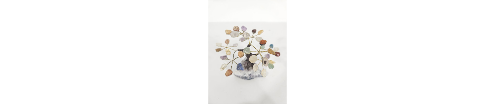 BONSAI DE MINERALES MINI CON BASE DE DRUSA AMATISTA
