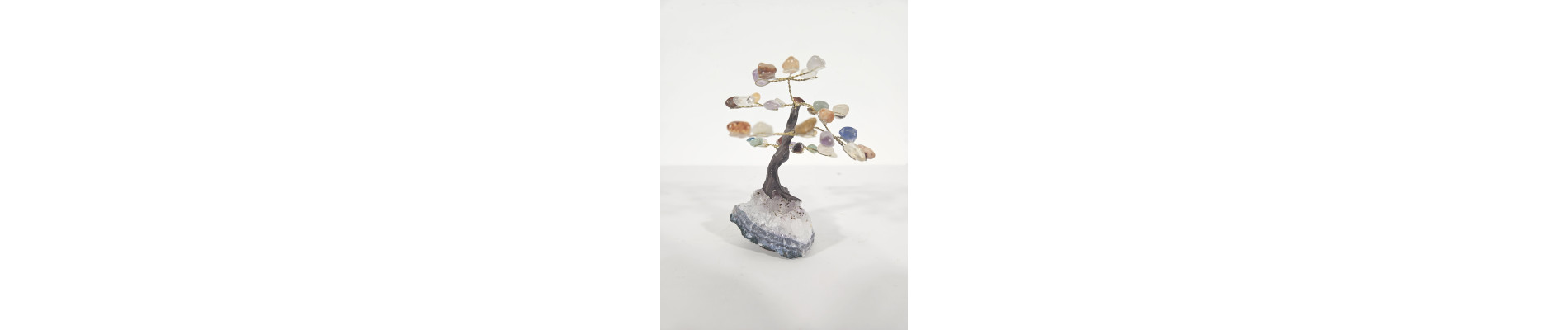BONSAI DE MINERALES MINI CON BASE DE DRUSA AMATISTA