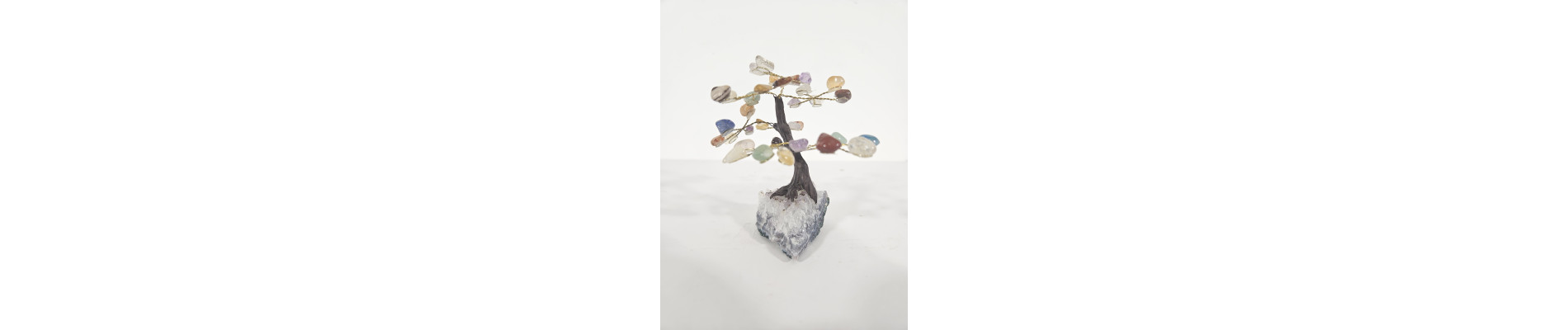 BONSAI DE MINERALES MINI CON BASE DE DRUSA AMATISTA