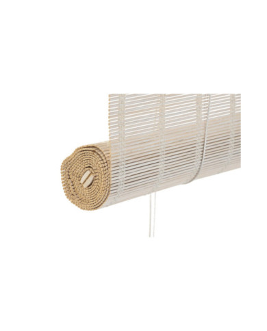 ESTOR BAMBU 120X2X230 ENROLLABLE BARNIZADO BLANCO