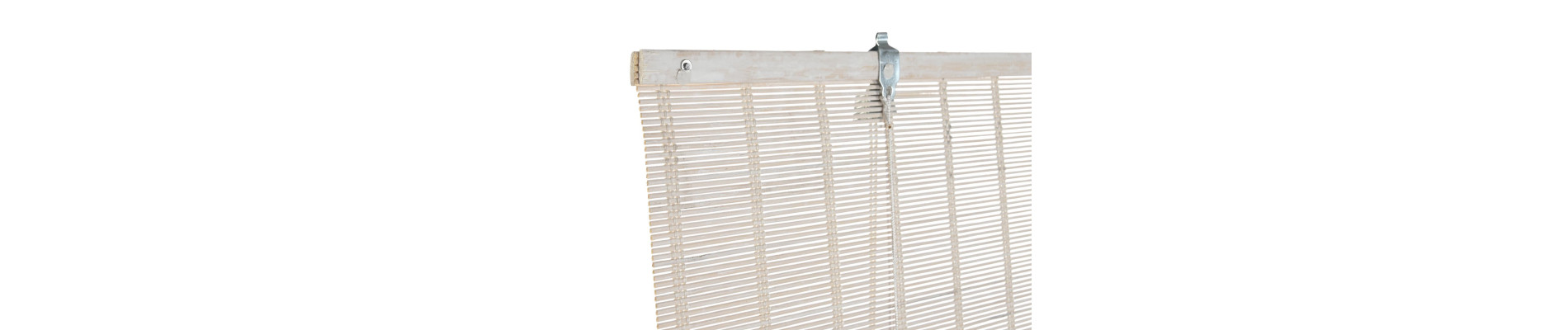 ESTOR BAMBU 120X2X230 ENROLLABLE BARNIZADO BLANCO