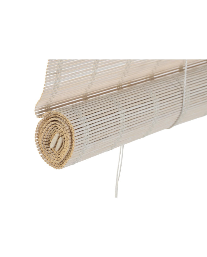 ESTOR BAMBU 120X2X175 ENROLLABLE BARNIZADO BLANCO